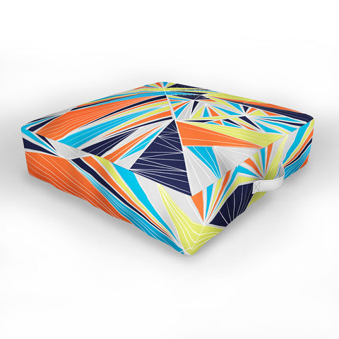 Vy La Tech It Out Retro Outdoor Floor Cushion