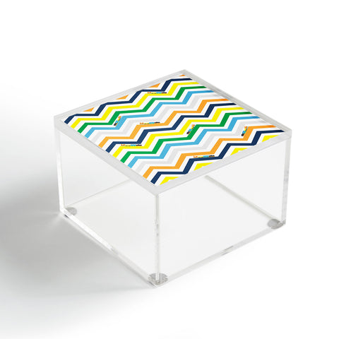 Vy La Train Chevron Acrylic Box