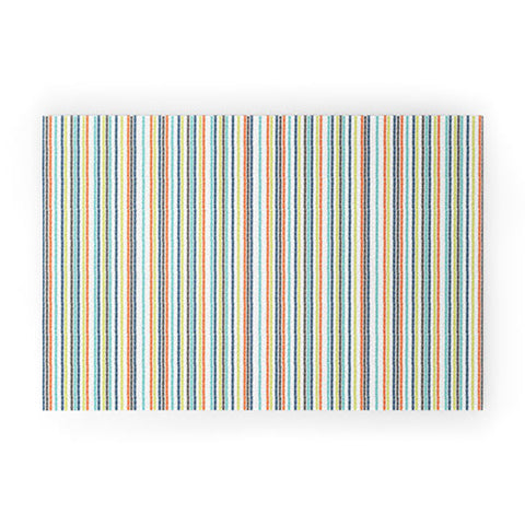 Vy La Triangle Stripe Welcome Mat