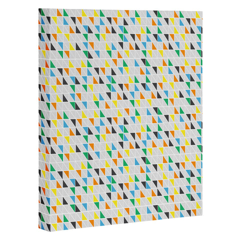 Vy La Triangles Train Art Canvas