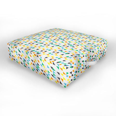 Vy La Triangles Train Outdoor Floor Cushion