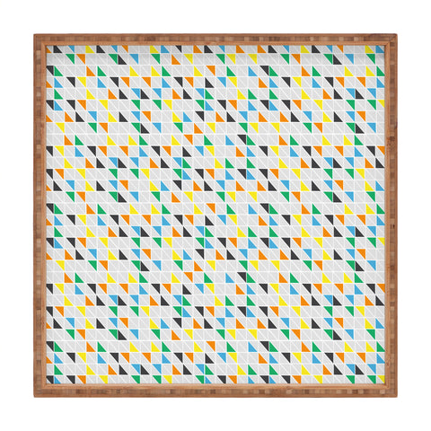 Vy La Triangles Train Square Tray