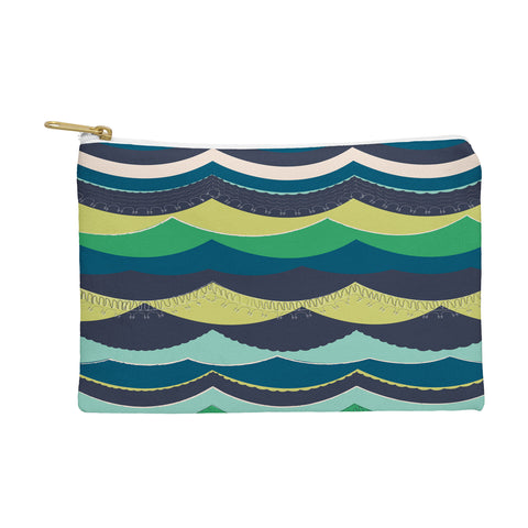 Vy La Unwavering Love Blue Green Pouch