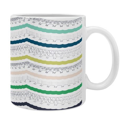 Vy La Unwavering Love Blue White Coffee Mug