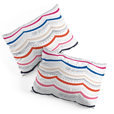 Vy La Unwavering Love Pink White Pillow Shams