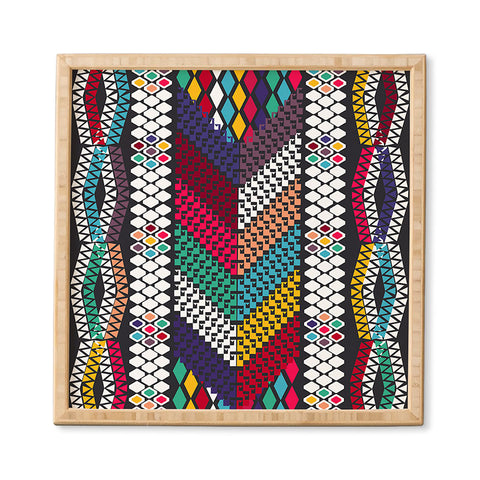Vy La Vibrant Tribal Framed Wall Art