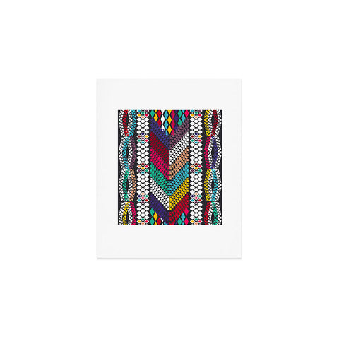 Vy La Vibrant Tribal Art Print
