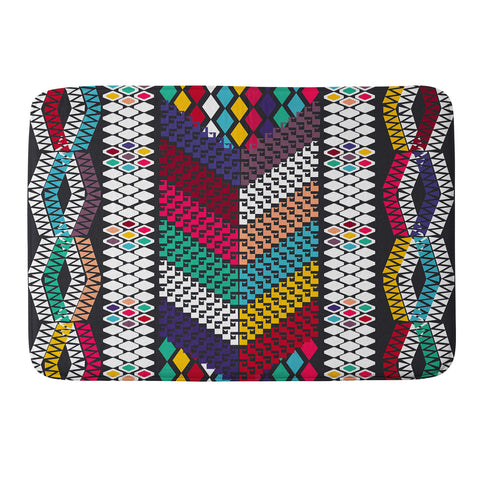 Vy La Vibrant Tribal Memory Foam Bath Mat