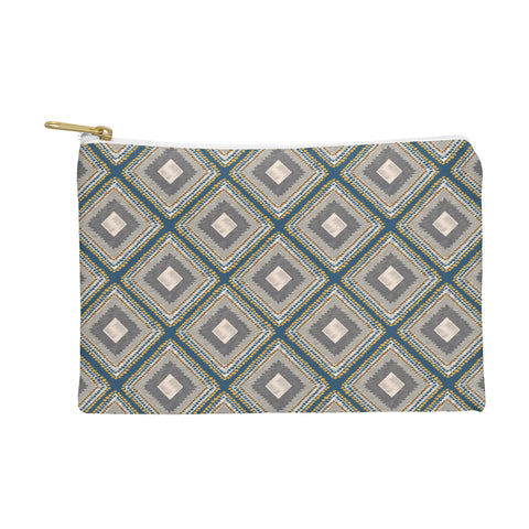 Vy La Woodland Diamond Blue Pouch