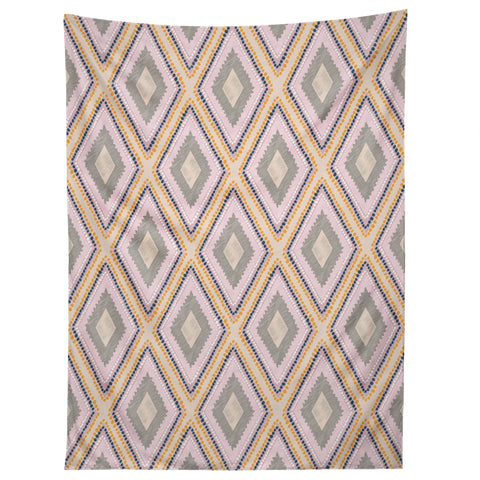 Vy La Woodland Diamond Pink Tapestry