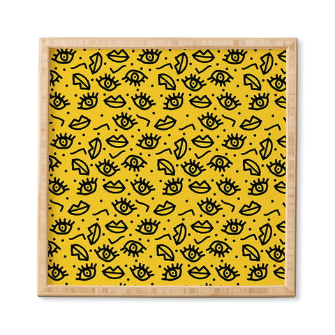 Wacka Designs Face Time Framed Wall Art