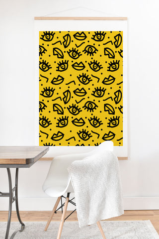 Wacka Designs Face Time Art Print And Hanger
