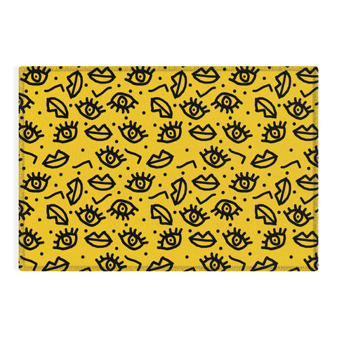 Wacka Designs Face Time Outdoor Rug