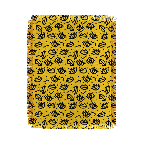 Wacka Designs Face Time Throw Blanket