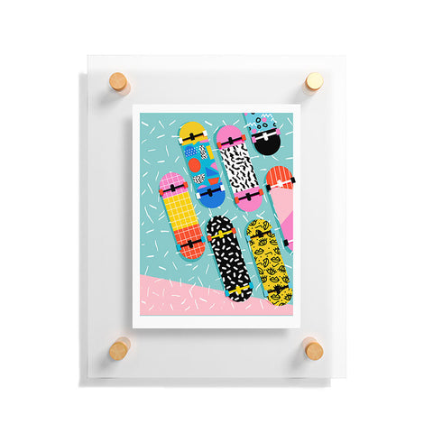 Wacka Designs Omigod 80s retro Floating Acrylic Print