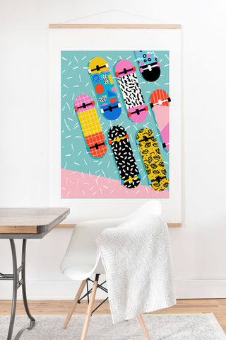Wacka Designs Omigod 80s retro Art Print And Hanger