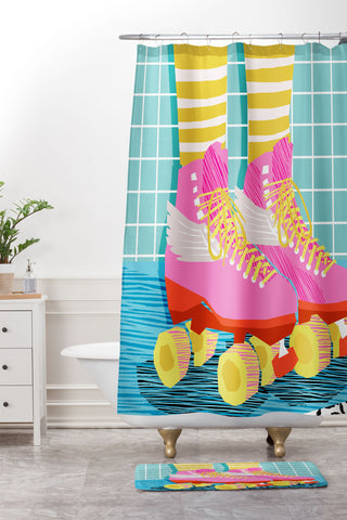 Wacka Designs The Right Stuff Shower Curtain And Mat