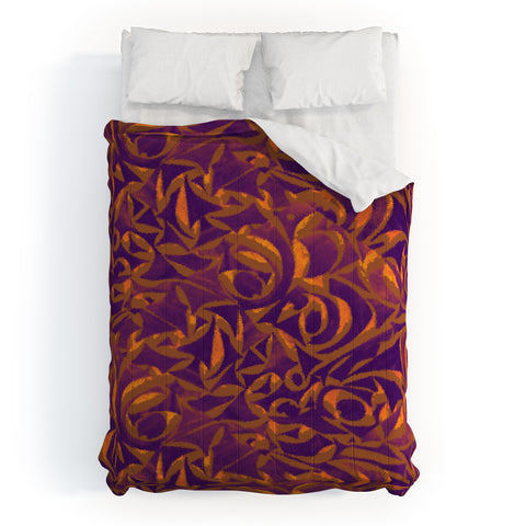 Wagner Campelo Abstract Garden 1 Comforter