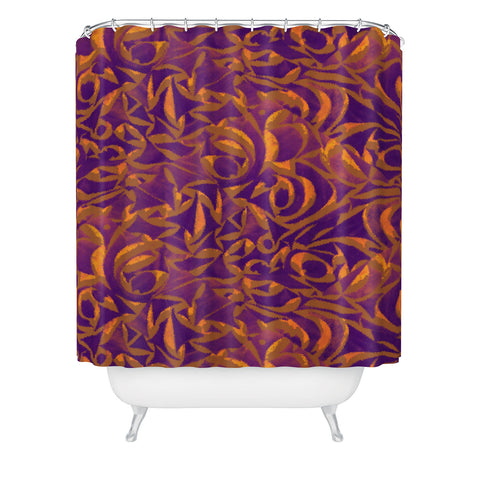Wagner Campelo Abstract Garden 1 Shower Curtain