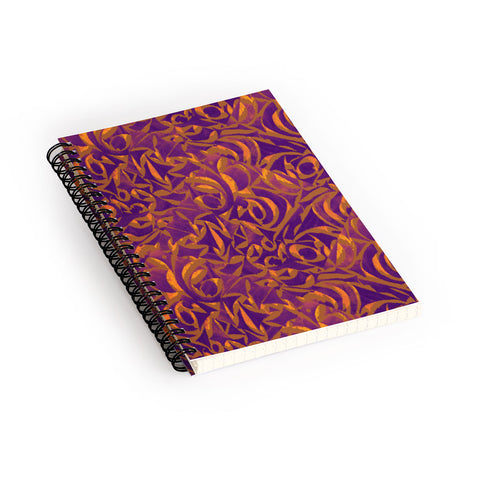 Wagner Campelo Abstract Garden 1 Spiral Notebook