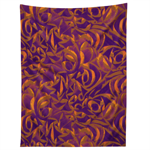 Wagner Campelo Abstract Garden 1 Tapestry
