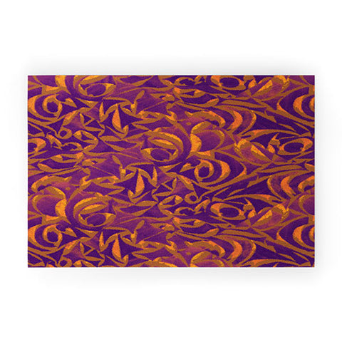 Wagner Campelo Abstract Garden 1 Welcome Mat