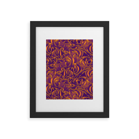 Wagner Campelo Abstract Garden 1 Framed Art Print