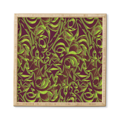 Wagner Campelo Abstract Garden 2 Framed Wall Art