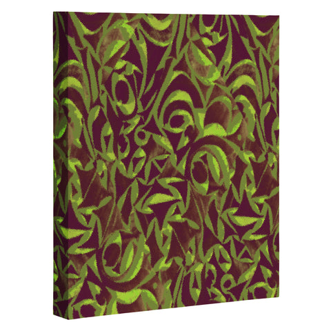 Wagner Campelo Abstract Garden 2 Art Canvas