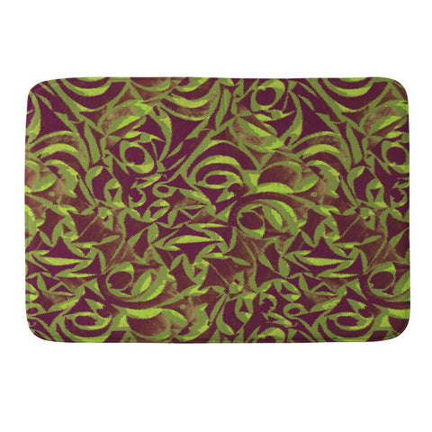 Wagner Campelo Abstract Garden 2 Memory Foam Bath Mat