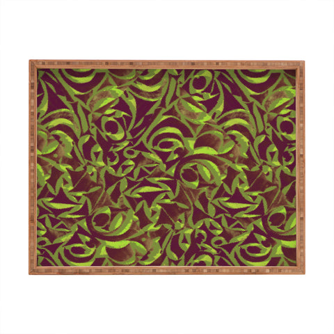 Wagner Campelo Abstract Garden 2 Rectangular Tray