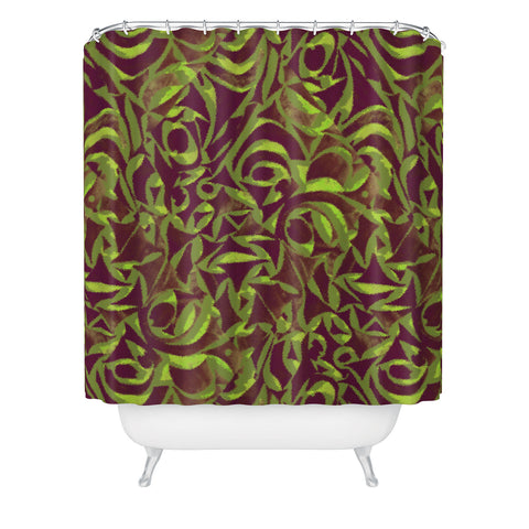 Wagner Campelo Abstract Garden 2 Shower Curtain