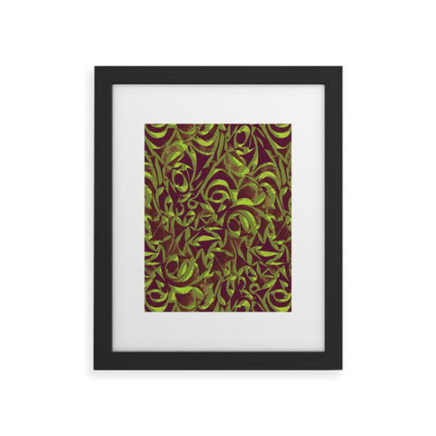 Wagner Campelo Abstract Garden 2 Framed Art Print