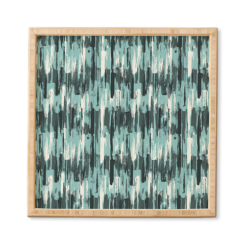 Wagner Campelo AMMAR Green Framed Wall Art