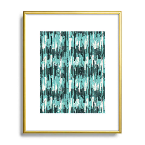 Wagner Campelo AMMAR Green Metal Framed Art Print