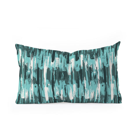 Wagner Campelo AMMAR Green Oblong Throw Pillow