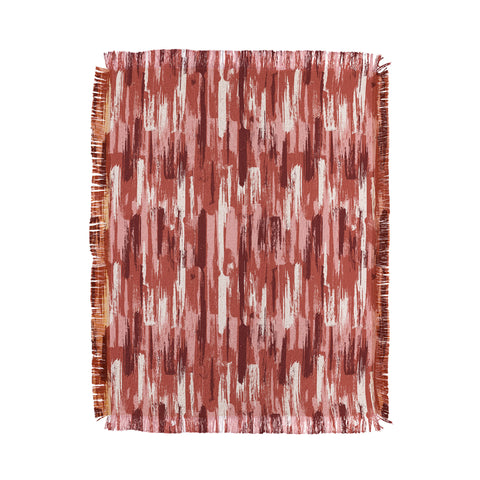 Wagner Campelo AMMAR Red Throw Blanket