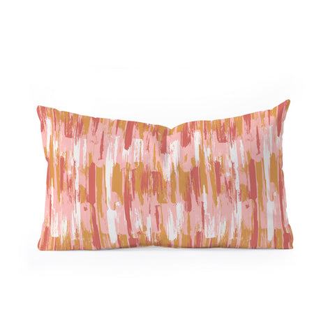 Wagner Campelo AMMAR Rose Oblong Throw Pillow