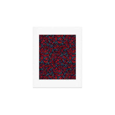 Wagner Campelo Berries And Leaves 1 Art Print
