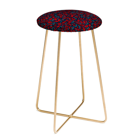 Wagner Campelo Berries And Leaves 1 Counter Stool