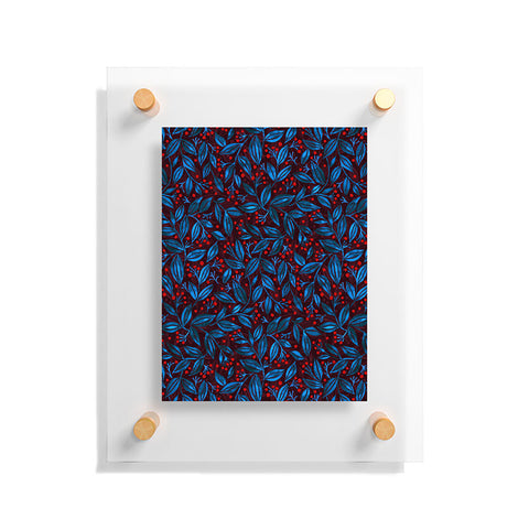 Wagner Campelo Berries And Leaves 5 Floating Acrylic Print