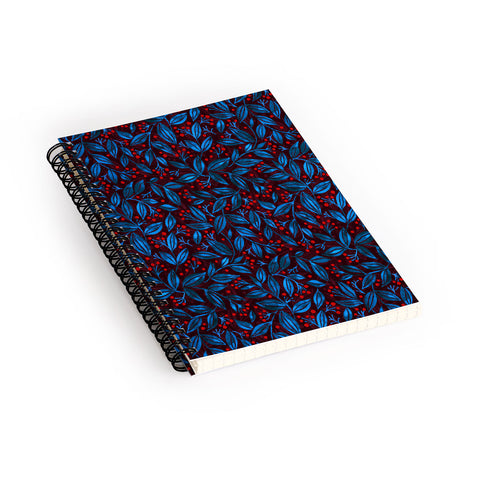 Wagner Campelo Berries And Leaves 5 Spiral Notebook