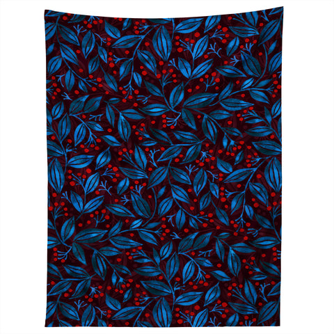 Wagner Campelo Berries And Leaves 5 Tapestry