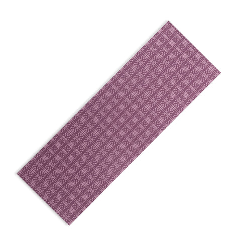 Wagner Campelo BOHO LINES LAVANDER Yoga Mat