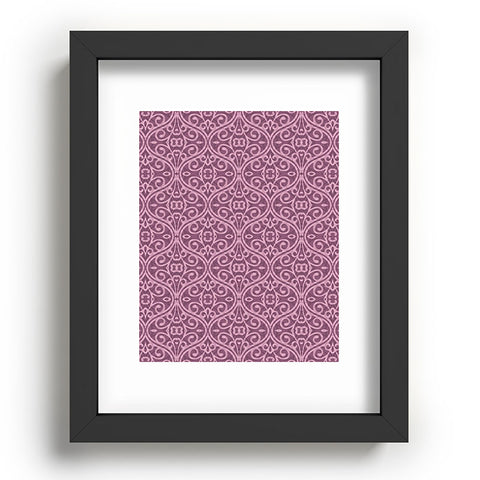 Wagner Campelo BOHO VOLUTES LAVANDER Recessed Framing Rectangle