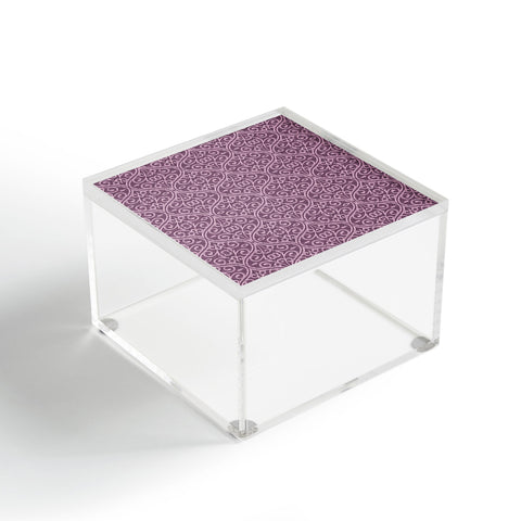 Wagner Campelo BOHO VOLUTES LAVANDER Acrylic Box