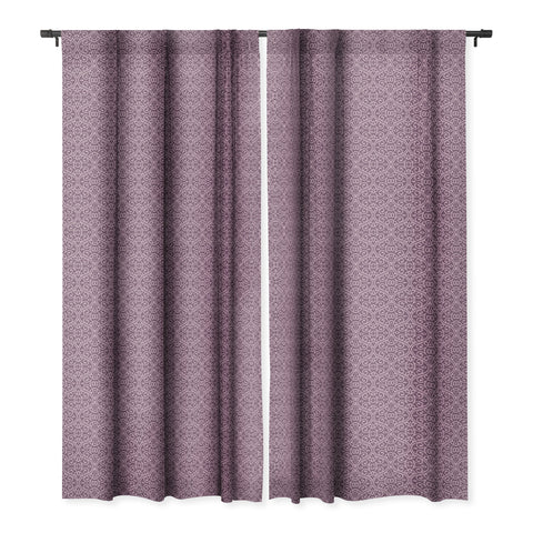 Wagner Campelo BOHO VOLUTES LAVANDER Blackout Window Curtain