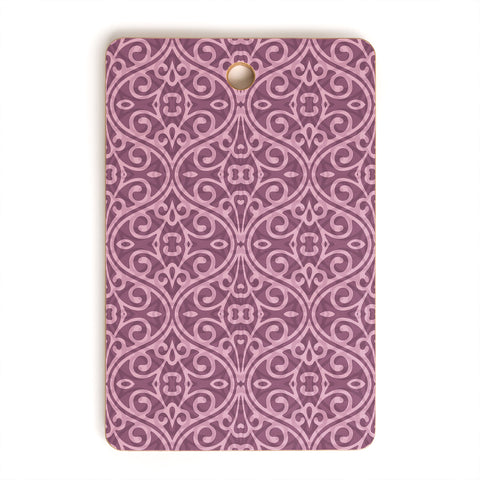 Wagner Campelo BOHO VOLUTES LAVANDER Cutting Board Rectangle