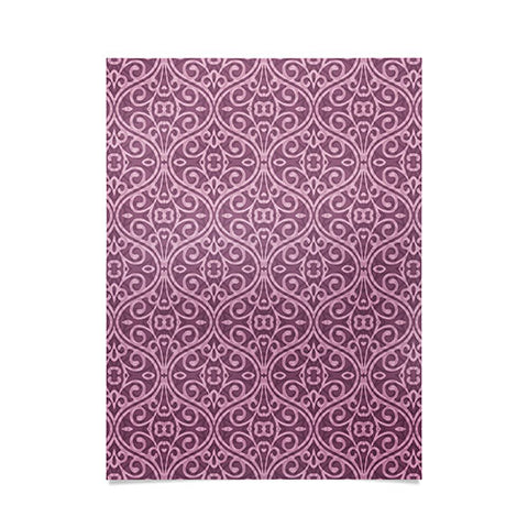 Wagner Campelo BOHO VOLUTES LAVANDER Poster