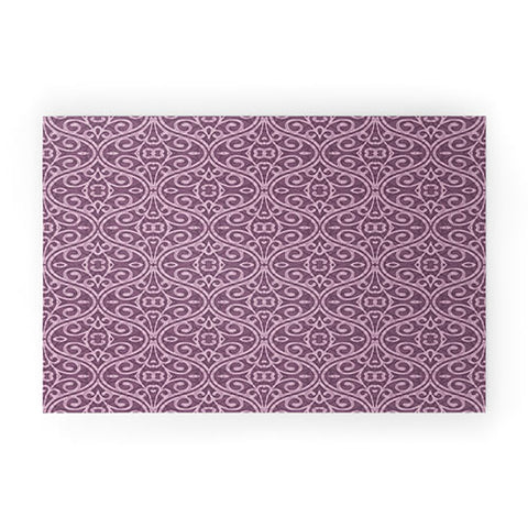 Wagner Campelo BOHO VOLUTES LAVANDER Welcome Mat